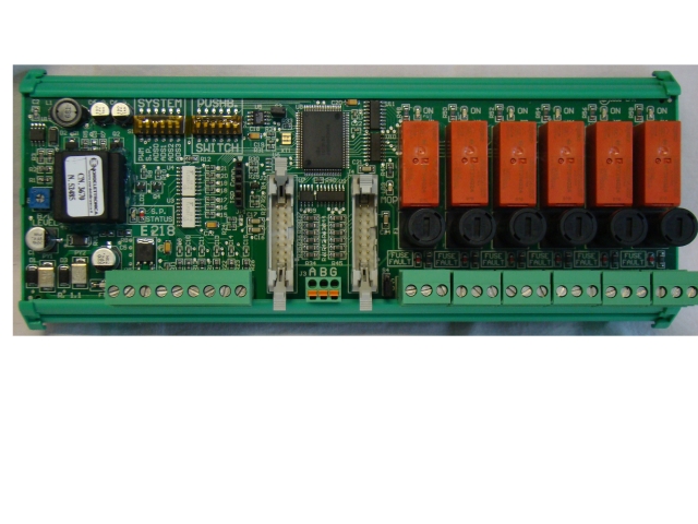 E218 TN218 TN 218 Dashboard card with bus for TECNONAUTICA electric system