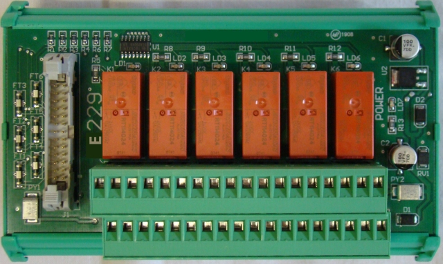 TN229 TN 229 Interface card for Instrument Panel TN267 TN261 TN208 with 6 channels for TECNONAUTICA electrical system 
