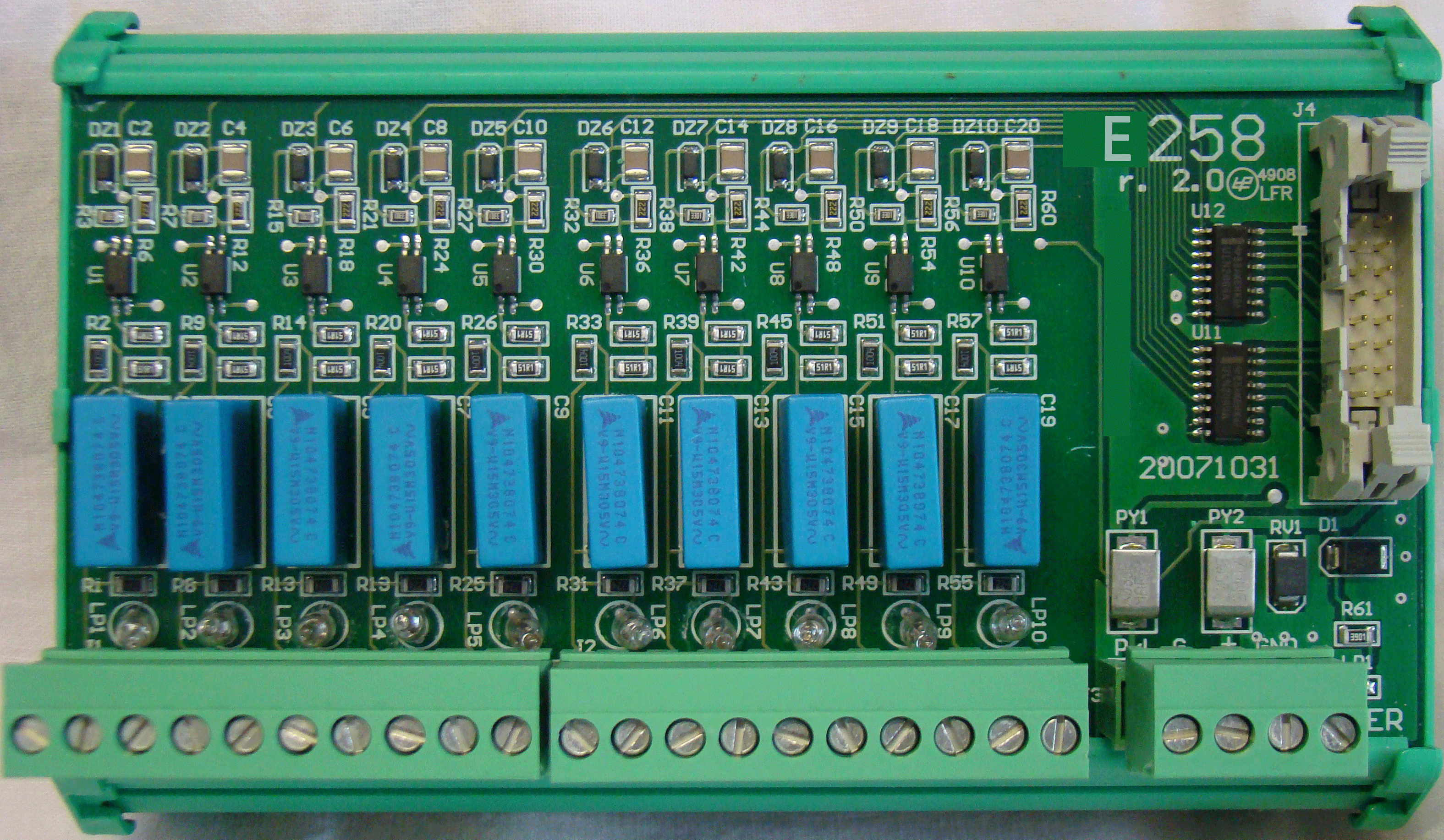 TN258 TN 258 Interface card for TN223 TN 223 Warnings Panel for TECNONAUTICA electrical system